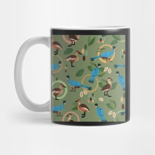 Great blue turacos and fulvous whistling ducks Mug